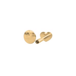 Piercing smykke - PIERCE52 Labret-piercing plade 14kt. guld